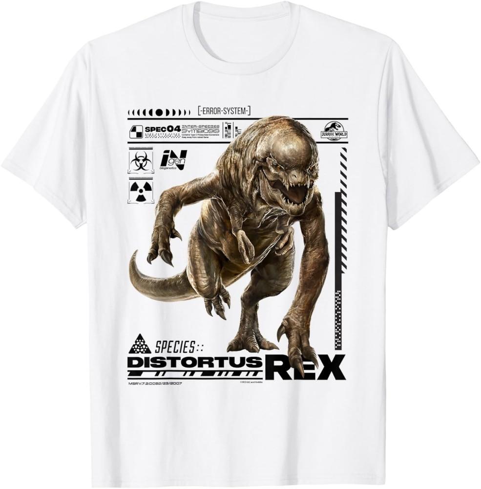 

Футболка Jurassic World Rebirth Distortus Rex Ingen Species File 2XL