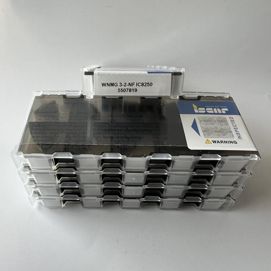 ISCAR / WNMG06T308-NF IC8250 / Industrial indexable carbide inserts 10 Pcs