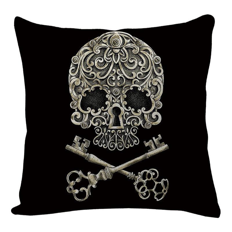 

Психоделический череп с принтом наволочка декоративная наволочка офисный диван квадратная наволочка домашний декор наволочка 40x40cm