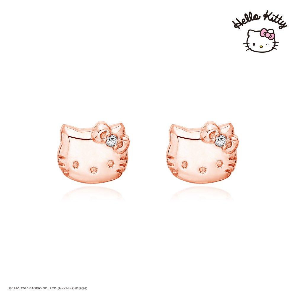 Sanrio Hello Kitty Jewelry Signature Silver Earrings Hlse179-P