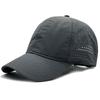 Large Men's Sun Protection Duckbill Cap: Soft, Quick-Drying, Breathable, Thin Brim Baseball Hat for Summer.