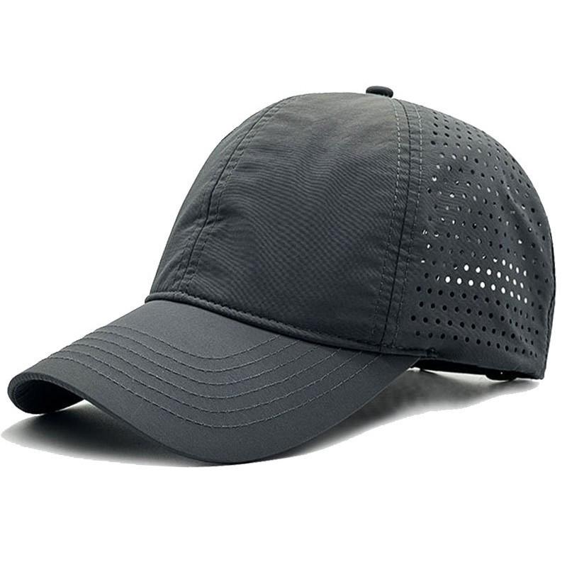 Large Men's Sun Protection Duckbill Cap: Soft, Quick-Drying, Breathable, Thin Brim Baseball Hat for Summer.
