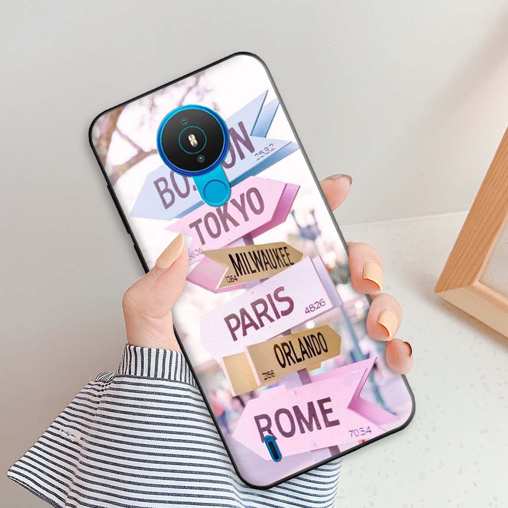For Nokia 1.4 Case Nokia 3.4 Fashion Marble Cases For Nokia 7.2 Nokia 5.4 Nokia 6.2 Protective Silicone Back Cover Shell Bumper