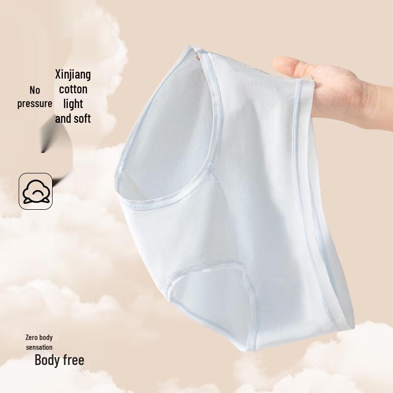 LANGSHA Women's Mid-Rise Cotton Briefs 4-Pack