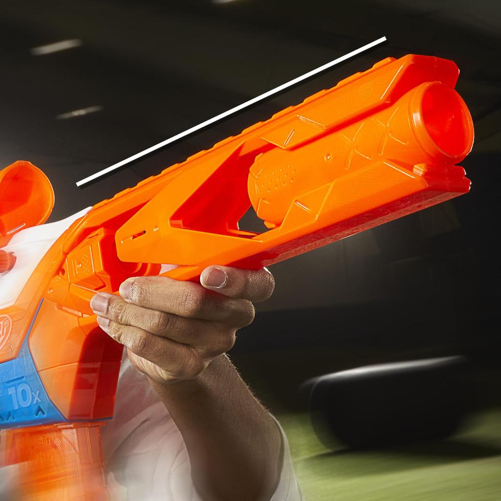 Nerf N Series Pinpoint Blaster, Includes 18 N1 Darts and a 10-dart Clip, Perfect for Indoor and Outdoor Play. Ages 8+. F8621 Authentic.