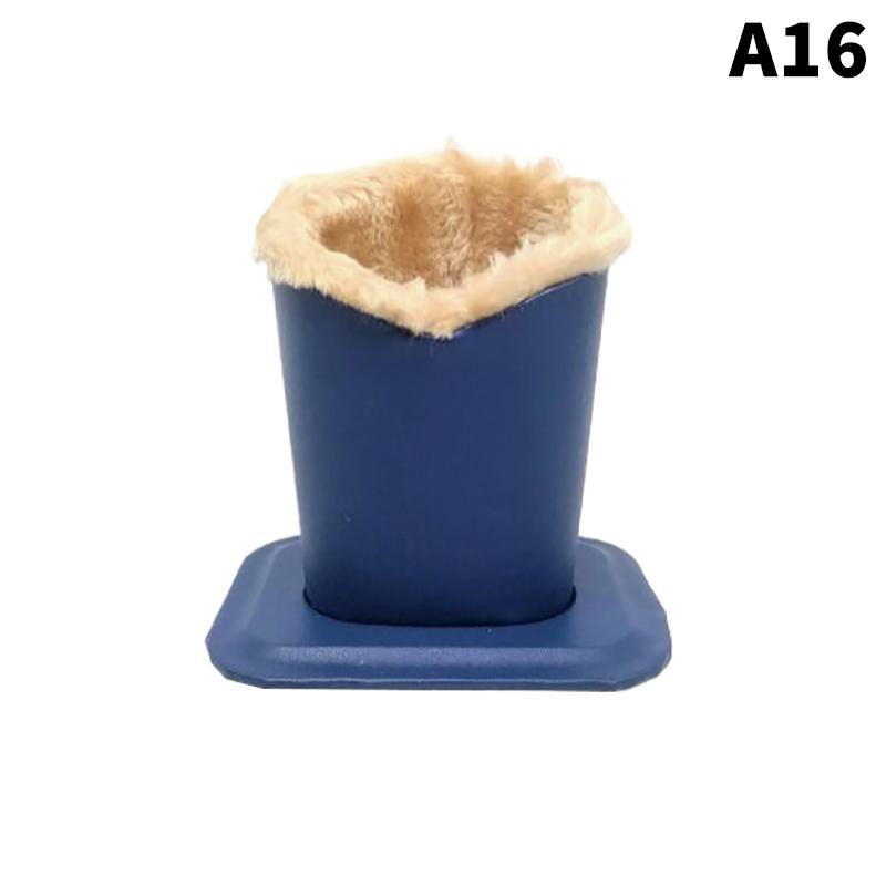 Leder Brillenhalter Weiches Plüschfutter Sonnenbrillenständer Modischer Brillen Organizer Aufbewahrung Brillenbehälter