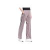 adidas Originals Trefoil Logo Print Side Button Track Pants Women Bottoms Grey Purple IC8126