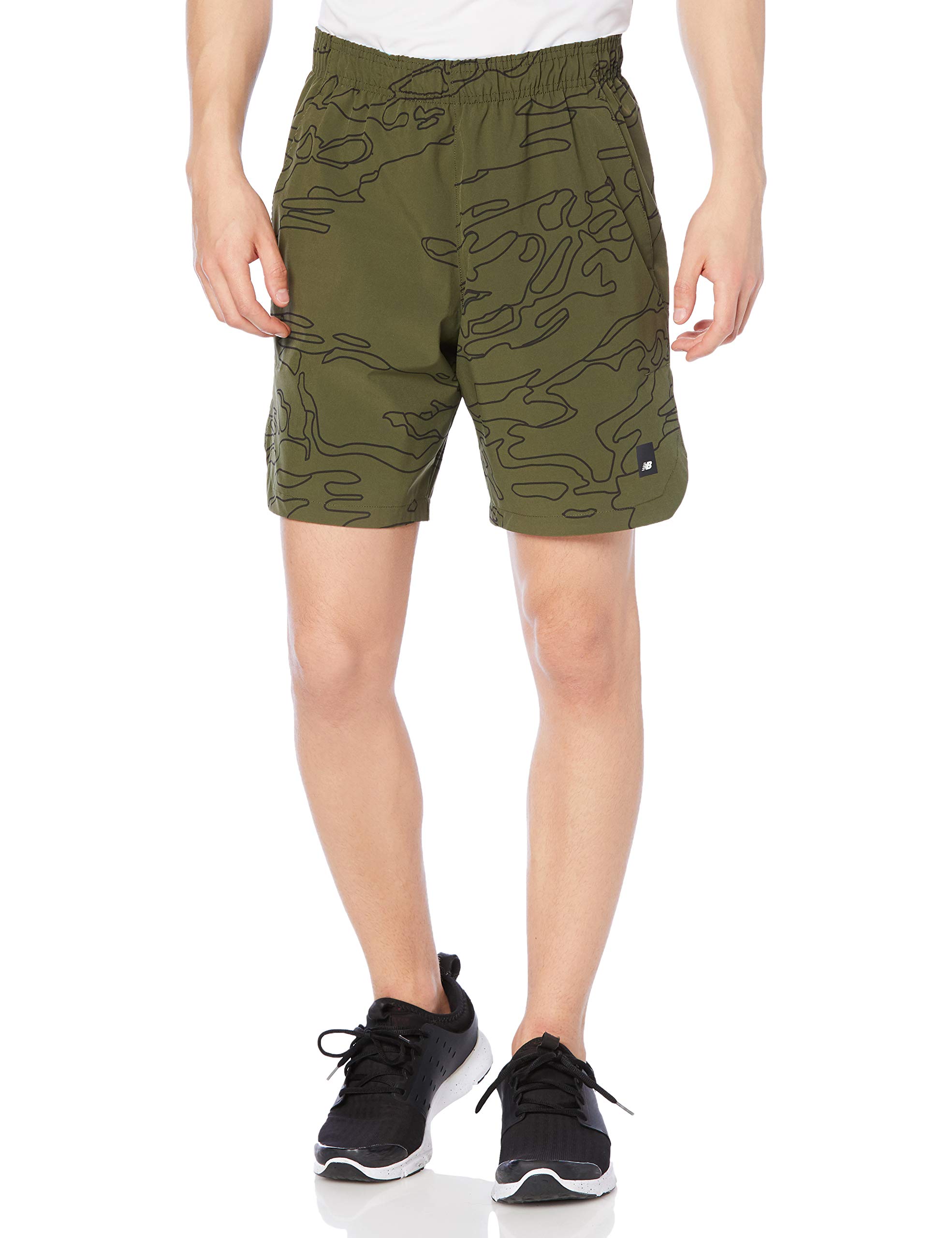 

Fortitech 7 Inch Graphic Stretch Woven Shorts MS11152 Oak Leaf Green Japan XL to Japanese size [New Balance] Shorts/Half Pants/Shorts (OLG)