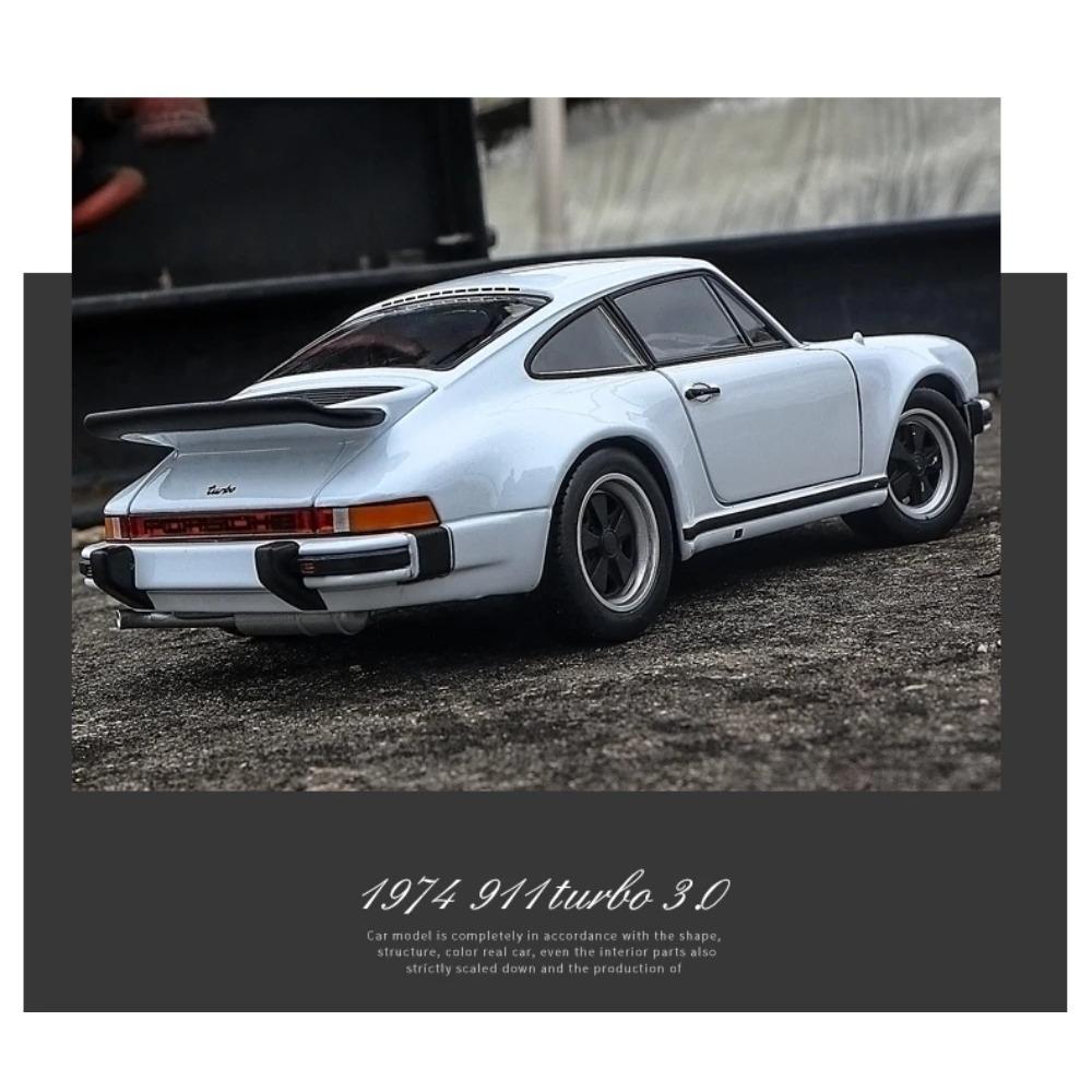 Welly 1/24 1974 Porsche 911 Turbo 3.0 Alliage Modèle de Voiture à l'Échelle Métal Moulé sous Pression Modèle de Voiture Miniature Collection Jouet pour Enfants