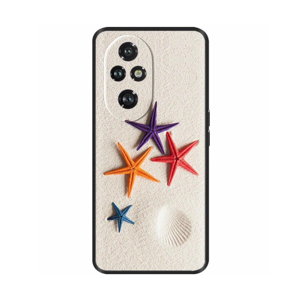 Für Honor 200 Pro Hülle Niedlich Weich Silikon TPU Coque Funda für Honor 200 Pro honor200 Handyhülle Schwarz Capas Für Honor 200 Lite