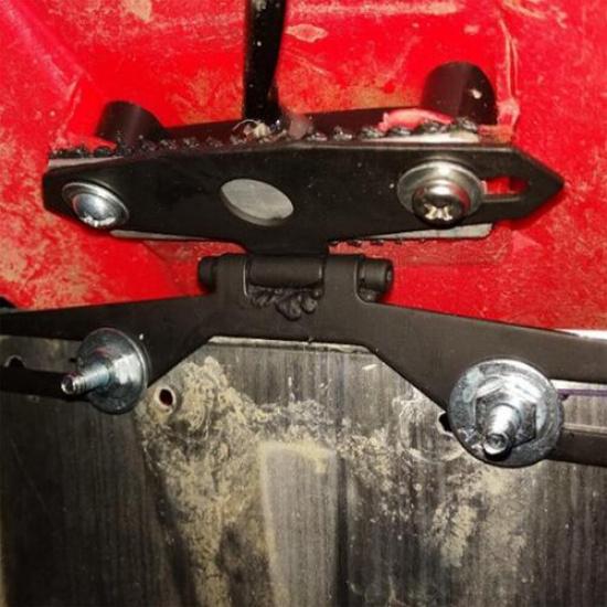 Black License Bracket Plate Tag Tail Light Holder For ATV Dirt Bike Motorcycle