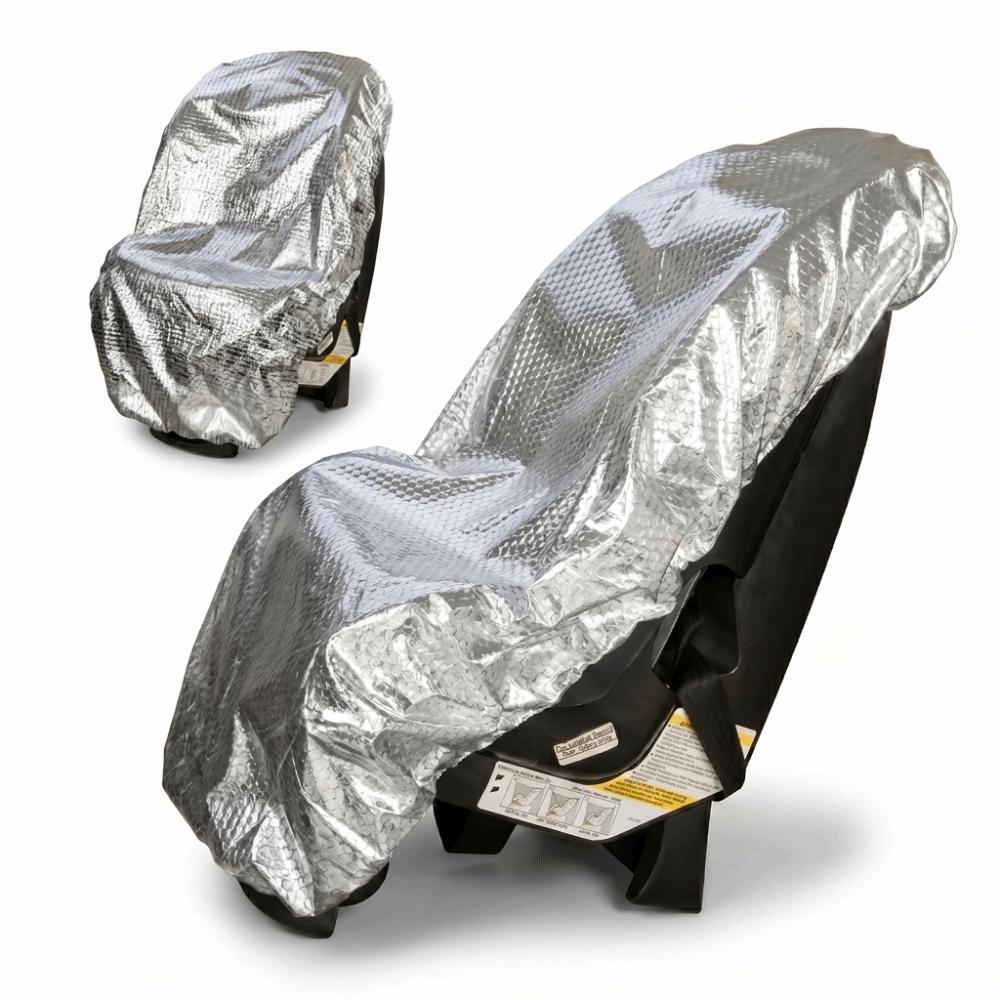 Reflective Fabric Car Seat Sun Shade Full Coverage Protective Cover Storage Protection