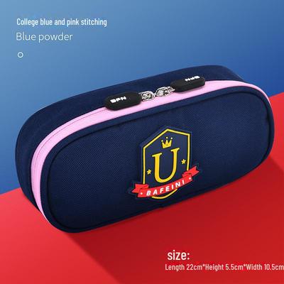 Large Capacity Layered Pencil Case for Boys and Girls - Simple Design for Junior and Elementary Students