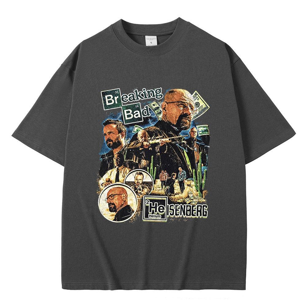 Heisenberg Breaking Bad T Shirt Better Call Saul Graphic Print Tshirt Unisexs Clothing 100 Cotton Casual Short Sleeves Tee Shirt