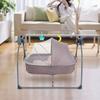 Baby Cradle Swing 5 Speed Electric Stand Rocking Chair Bed with Remote Control Musical Sleeping Basket for 0-18 Months Babies
