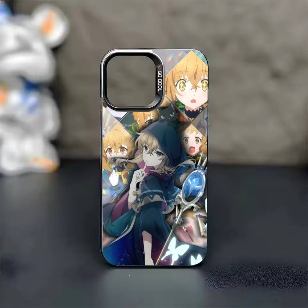 s-Silent Witch M-Monica Phone Case For iPhone 17,16,15,14,13,12,11,Pro Max,Plus Candy Silver Cover