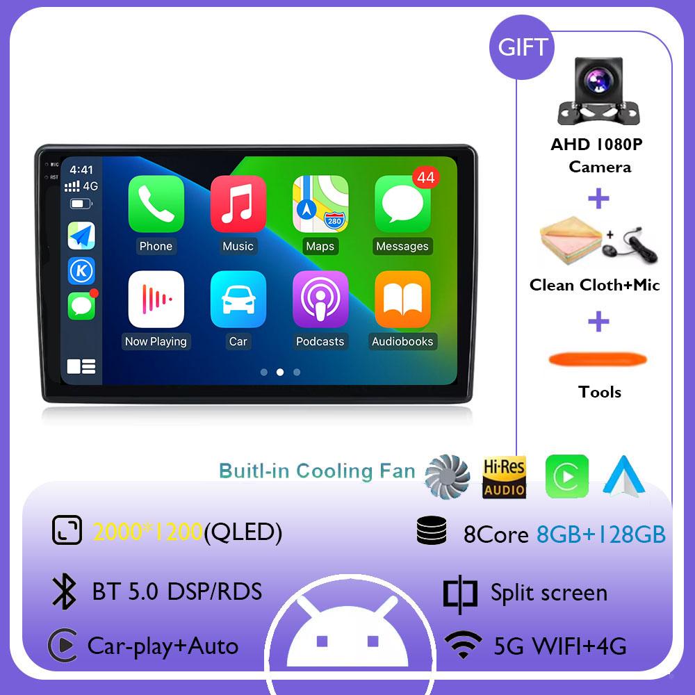 9Inch For Kia Ceed 2007 2008 2009  Android 14 Wireless Carplay Auto Car Radio Multimedia Video Player Navigation GPS DSP 4G+WIFI