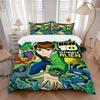 Ben Ultimate Alien Print 3Pcs Bedding Setduvet Cover With 2 Bedropillowcase Home Birthday Gift