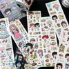 One Cycle Cute Hand-drawn Anime Cartoon Girl Stickers 35-50cm for Craft Supplies Scrapbooking Material Phone