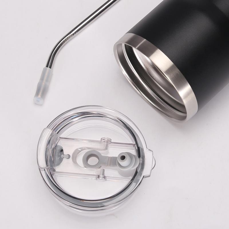 20oz Kaffeetasse Thermosflasche Edelstahl Doppelschichtisolierung Kalt- und Heißreisebecher Vakuumflasche Autowasserflasche