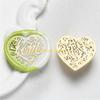 92MF Brass Head Wax Seal Stamp Decorative Seal Heart Series Sealing Wax Stamp for Wedding Scrapbooking Decorations