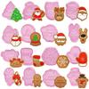 4 Style Christmas Cookie Cutter Biscuit Mold Pastry Pressing Cookie Stamp Baking Mold Pastry Tools
