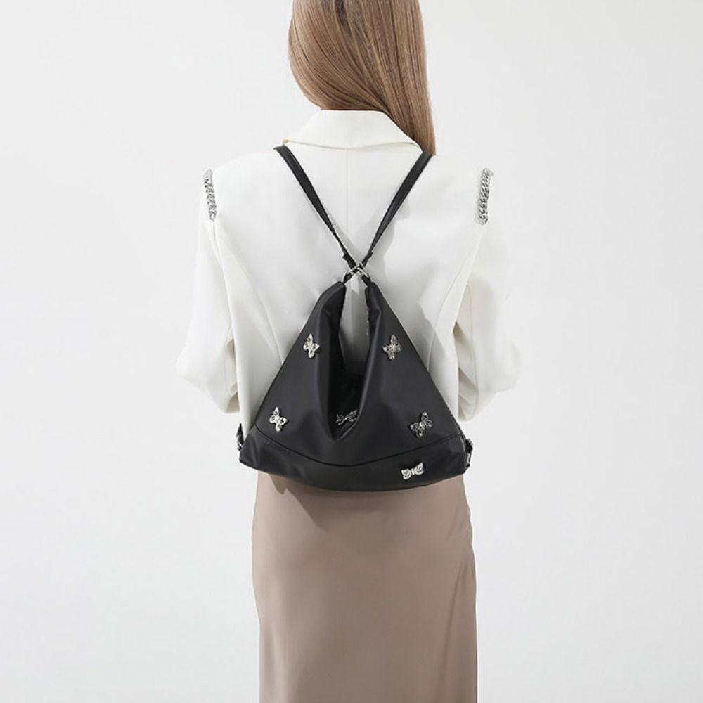 Shopping Bag Butterfly Shoulder Bag Y2K Crossbody Bag Casual Large Capacity Tote Bag  Streetwear