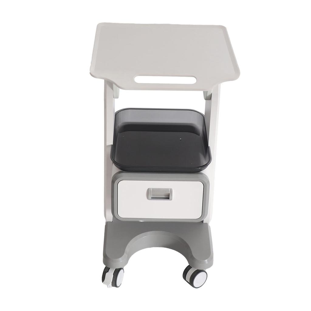 Medical Trolley Cart Large Countertop Single Drawer 50kg Bearing Beauty Salon Rolling Cart for Laboratory Clinic