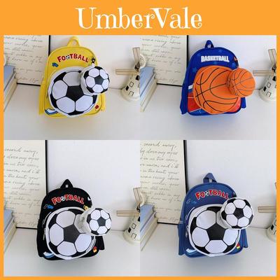 Cartoon Soccer Kids Backpack With Breathable Nylon For Preschool Boys And Girls