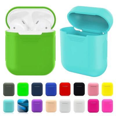 Portable Wireless Bluetooth Earphone Silicone Protective Box Anti-lost Dropproof Storage Bag for Apple AirPods 1/2