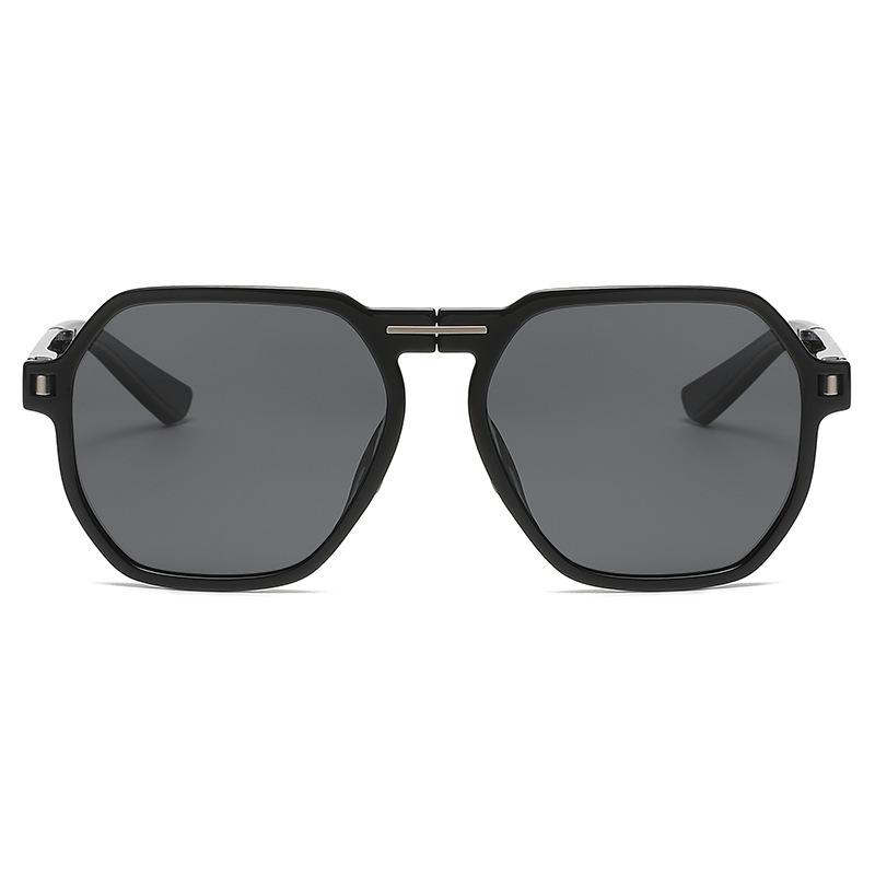 Luxury Brand Designer Square Fold Polarized Sunglasses Women For Men Male Trendy Sun Glasses Fashion Vintage Punk Ladies Shades