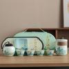 Chinese style Guochao Qianli Jiangshan tea set merchandise gifts business souvenir set company corporate activities small gifts