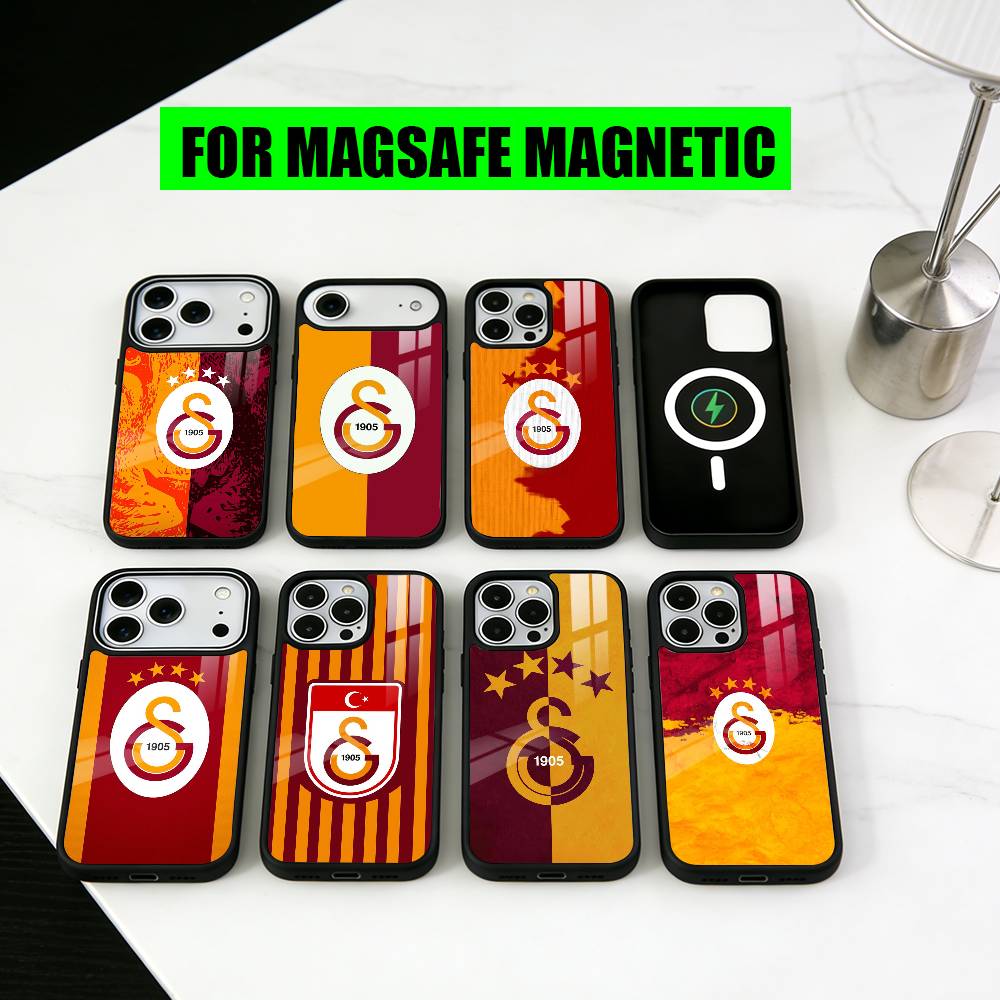 Pattern G-Galatasaray SK-es Phone Case For iPhone17,16,15,14,13,12,11 Plus,Pro Magnetic with Magsafe Wireless Charging