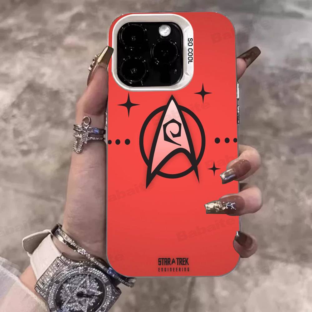 Phone Case S-Star T-Trek For iPhone 17 16e 16 15 14 13 12 11 Mini Pro Max X XR XSMAX 8 7 Air Plus Anti Fall Matte Back Cover