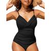Neuer Mesh Sexy Einfarbiger Schlankmachender Bikini Lagerware Großhandel