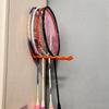 Multiple Racquets Tennis Racket Storage Wave-like Badminton Racket Hook  Garage Organization