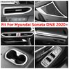 Water Cup Panel / Door Speaker / Window Lift / Central Control Strip Cover Trim Accessories For Hyundai Sonata DN8  -