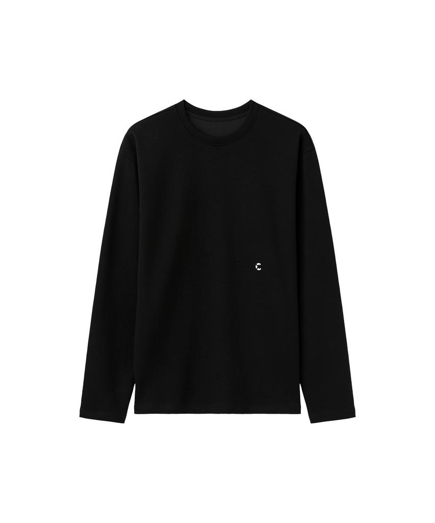 Chaebteoegseu Semi-Overfit Soft Long Sleeve (Black)