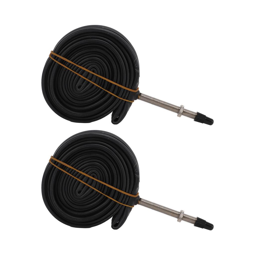2Pcs Bike Inner Tube Butyl Rubber 700x23C Interior French Valve Tube for Road MTB Bike700X23C