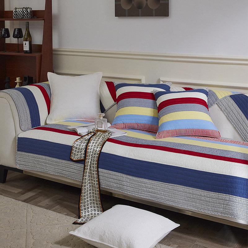 

Подушка для дивана Ribbon Four Seasons, универсальная хлопковая нескользящая подушка, хлопковый чехол для дивана, полотенце для спины. 70*70cm