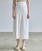 Nigaennikol Satin Long Skirt_White