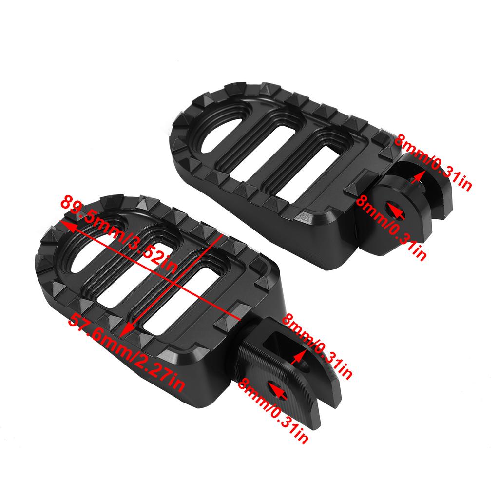 Front Footrests Foot Peg fit for Bonneville Bobber 2017-2023 Rocket 3R 2020-2023