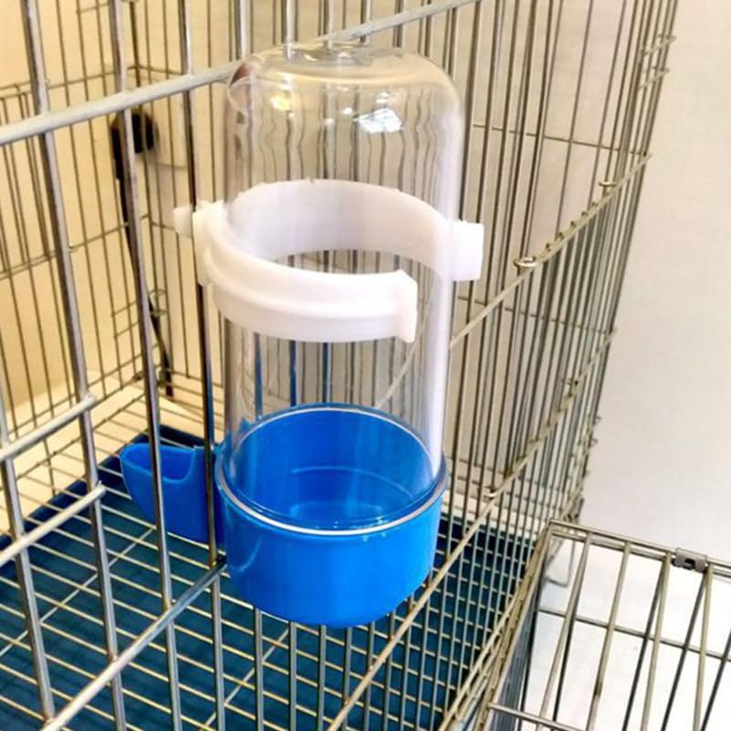 6pcs Automatic Drinking Fountain No Parrot Feeder Cockatoo Water Dispenser Automatic Parrot Water Feeders Bird Automatic Water Feeder Raised Dog Long