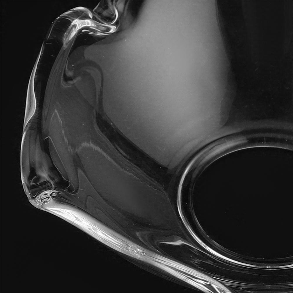 6Pcs Drip Protectors Glass Round Bobeches Clear Wax Drip Catcher Reusable for Wedding Holiday Party Church Home Decor