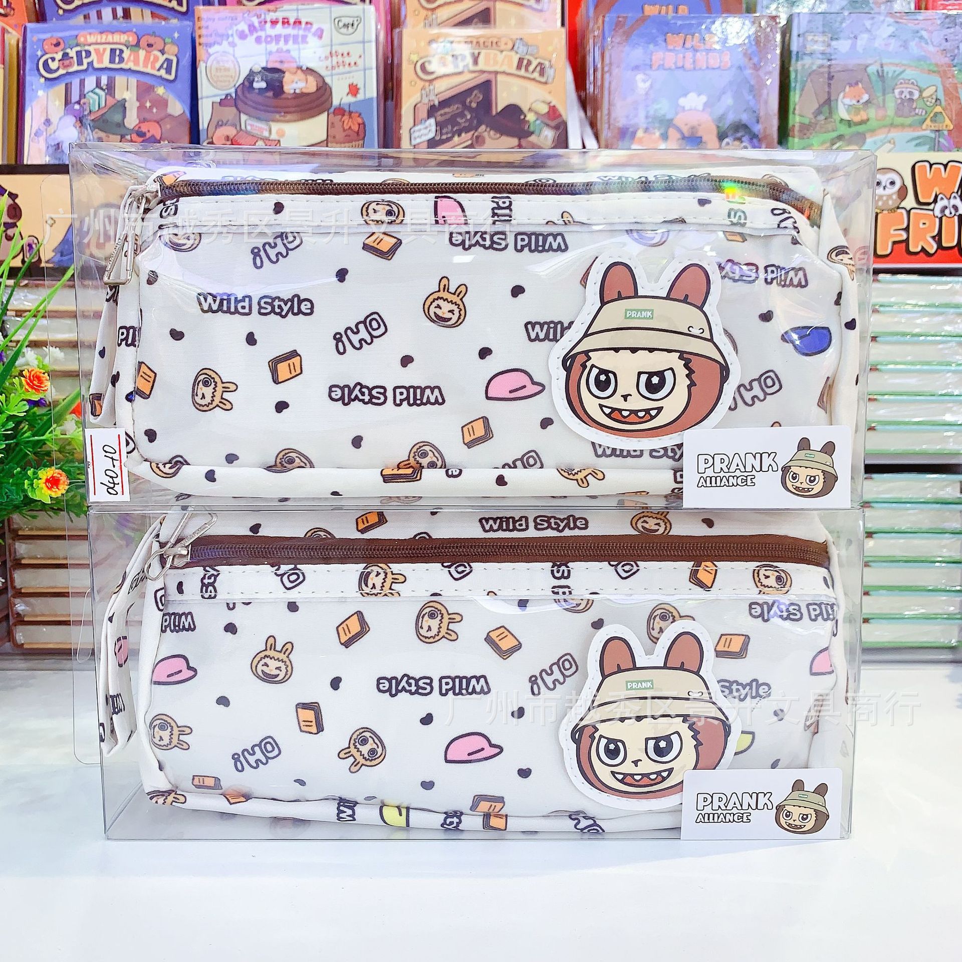 

Prank Alliance Pencil Bag High Value ins Pencil Bag Cute Cartoon Large Capacity Handheld Pencil Bag Batch