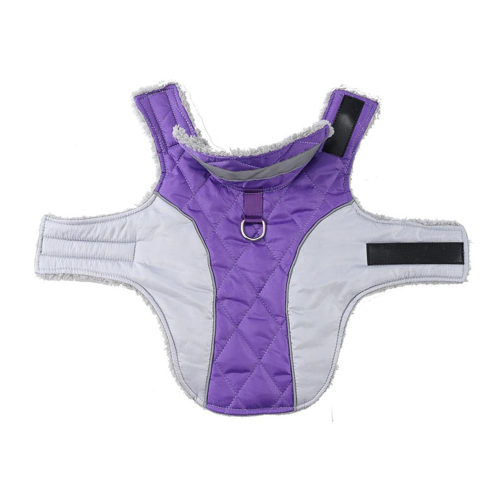 Warm Puppy Coat Thick Fleece Winter Jacket Clothes For Small Medium Dogs Cats Reflective Chihuahua Yorkie Costume Pet Outfits