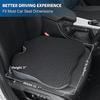 Cojín de asiento de cuña para automóvil Cojín de espuma viscoelástica para asiento de automóvil Cojín de asiento de conducción Cojín elevador para asientos de automóviles, camiones y furgonetas