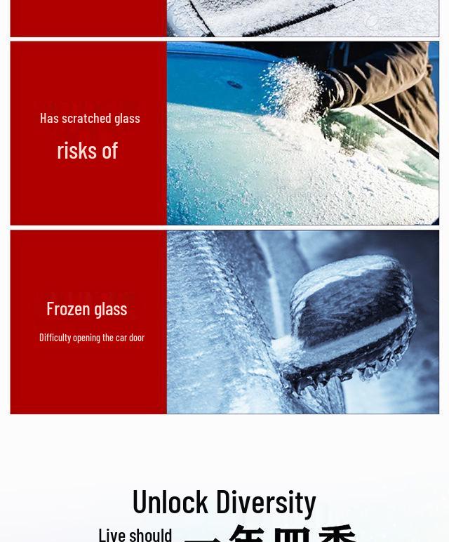 Universal Magnetic Sunshade: Thickened, Snowproof, Anti-Freeze, Light-Blocking Car Cover for Front Windshield