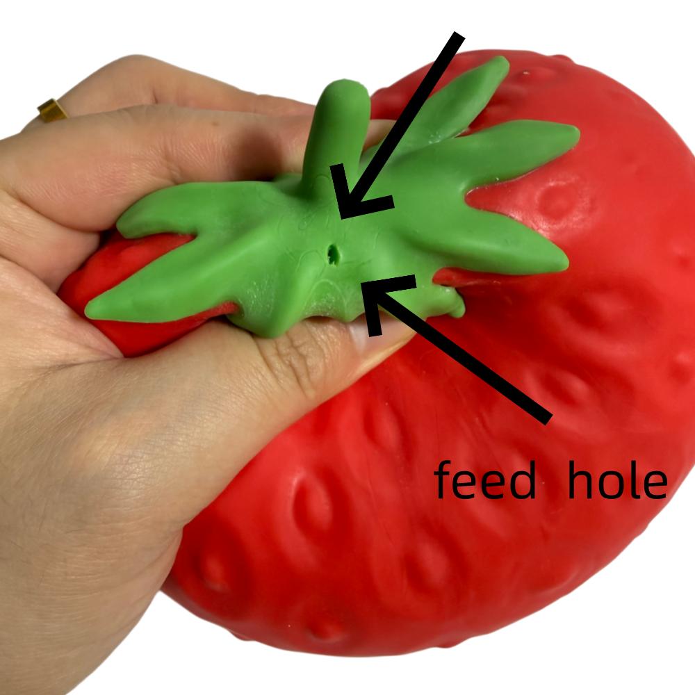 Stressabbau Spielzeug Frucht Squishy Erdbeere Quetschspielzeug Anti-Stress-Spielzeug Fidget Toy Für Freund Weihnachtsgeschenk