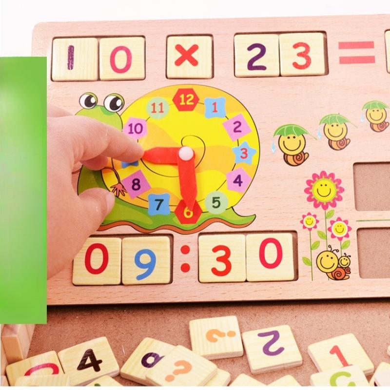 Multi-Functional Top-Grade Arithmetic Top-Grade Learning Superior-Grade Box First-Class Wooden Top-Grade Clock High-Standard Counting